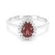 Malaya Garnet Silver Ring