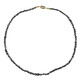 Black Diamond Silver Necklace(Adela Silber)