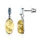 Baltic Amber Silver Earrings (dagen)