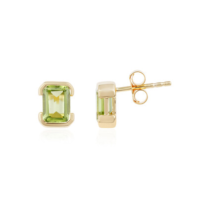 Peridot Silver Earrings