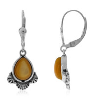 Mother of Pearl Silver Earrings (Desert Chic)