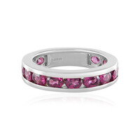 Rhodolite Silver Ring