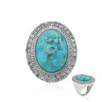 Kingman Blue Mojave Turquoise Silver Ring (Art of Nature)