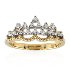 9K SI1 (G) Diamond Gold Ring