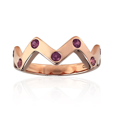 Rhodolite Silver Ring