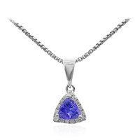 10K AAA Tanzanite Gold Necklace