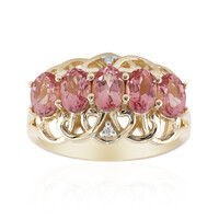 9K Brazilian Pink Tourmaline Gold Ring (Rifkind 1894 Collection)