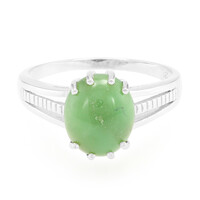 Imperial Chrysoprase Silver Ring