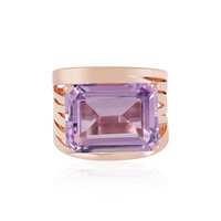 Rose de France Amethyst Silver Ring