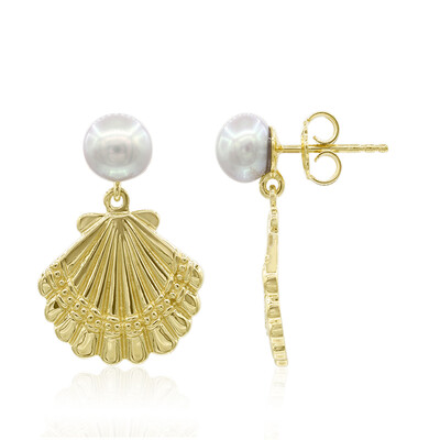 Freshwater pearl Silver Earrings (TPC)