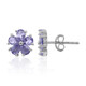 Tanzanite Silver Earrings