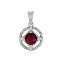 Bemainty Ruby Silver Pendant