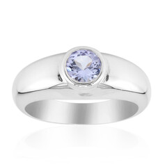 Unheated Tanzanite Silver Ring (Pallanova)