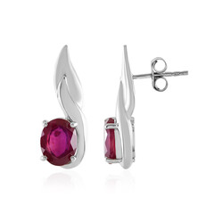 Madagascar Ruby Silver Earrings (de Melo)