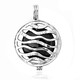 Black Onyx Silver Pendant