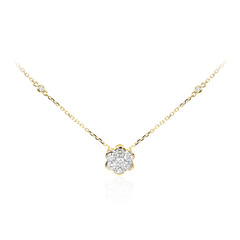 18K I1 (H) Diamond Gold Necklace (CIRARI)