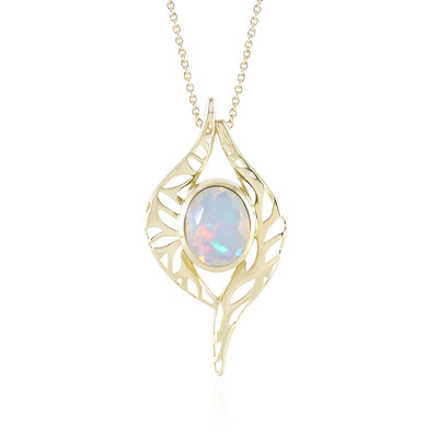 9K Welo Opal Gold Necklace (Ornaments by de Melo)