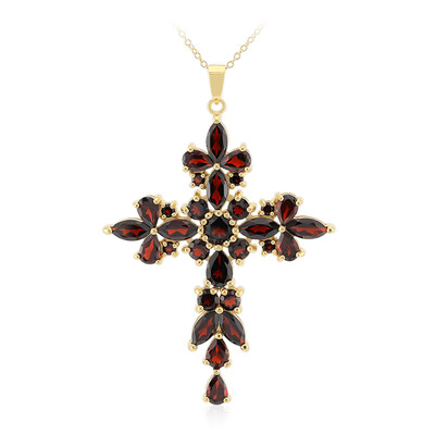 Garnet Silver Necklace