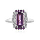 Amethyst Silver Ring