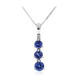 10K AAA Tanzanite Gold Necklace