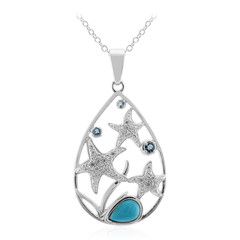 Arizona Turquoise Silver Necklace