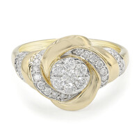 9K SI1 (G) Diamond Gold Ring