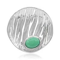 Chrysoprase Silver Pendant