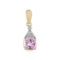 9K Kunzite Gold Pendant