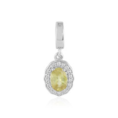 Sphene Silver Pendant