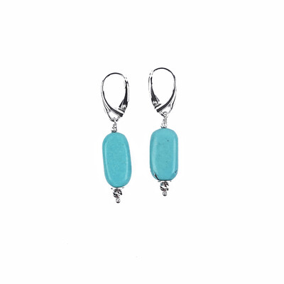 Turquoise Silver Earrings