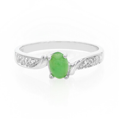 Imperial Chrysoprase Silver Ring