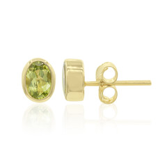 Peridot Silver Earrings