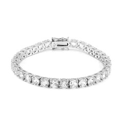 White Topaz Silver Bracelet