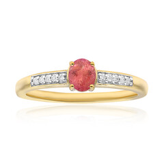 18K Pezzottaite Gold Ring