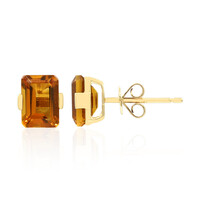 10K Citrine Gold Earrings