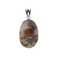 Java moss agate Silver Pendant