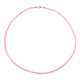 9K Ceylon Pink Sapphire Gold Necklace