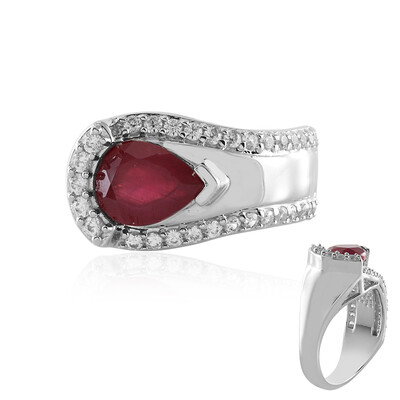 Madagascar Ruby Silver Ring