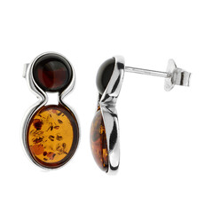 Baltic Amber Silver Earrings