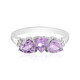 Rose de France Amethyst Silver Ring