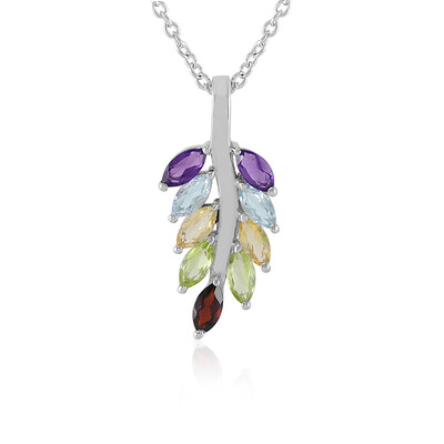 Zambian Amethyst Silver Necklace