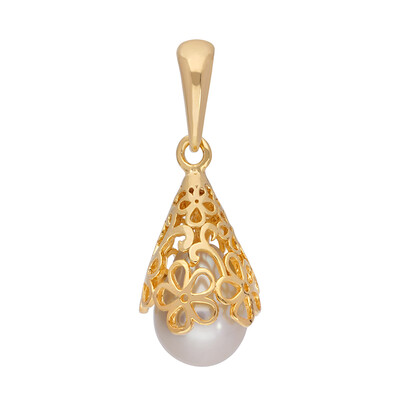 White Freshwater Pearl Silver Pendant