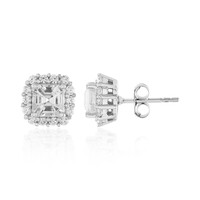 Zircon Silver Earrings