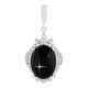 Indian star diopside Silver Pendant