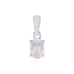 Rainbow Moonstone Silver Pendant