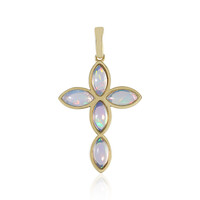 Welo Opal Silver Pendant