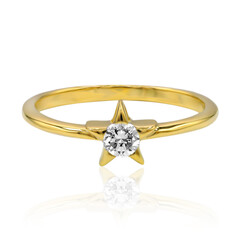 9K SI1 (G) Diamond Gold Ring