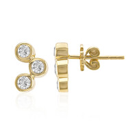 9K SI1 (G) Diamond Gold Earrings