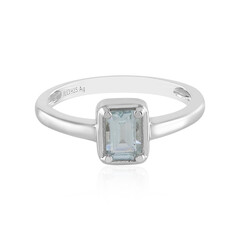 Brazilian Aquamarine Silver Ring