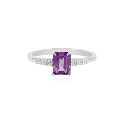 Siberian Amethyst Silver Ring